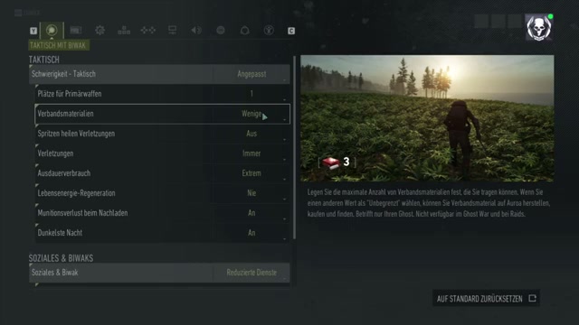 Screenshot aus dem Ghost Recon breakpoint Tutorial: Meine GHOST EXPERIENCE Einstellungen in Ghost Recon Breakpoint 2021 💀 Immersive Mode Einstellungen 💀