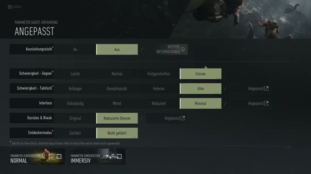 Screenshot aus dem Ghost Recon breakpoint Tutorial: Meine GHOST EXPERIENCE Einstellungen in Ghost Recon Breakpoint 💀 Immersive Mode Einstellungen 💀