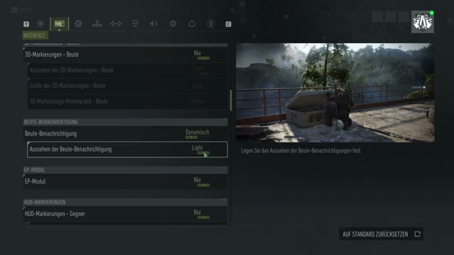Screenshot aus dem Ghost Recon breakpoint Tutorial: Meine GHOST EXPERIENCE Einstellungen in Ghost Recon Breakpoint 💀 Immersive Mode Einstellungen 💀