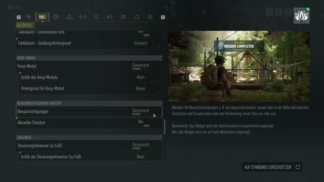 Screenshot aus dem Ghost Recon breakpoint Tutorial: Meine GHOST EXPERIENCE Einstellungen in Ghost Recon Breakpoint 💀 Immersive Mode Einstellungen 💀