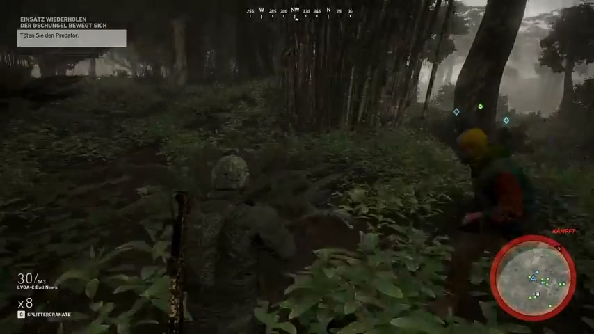 Screenshot aus dem Ghost Recon wildlands Tutorial: PREDATOR einfach SOLO BESIEGEN  Predator Tutorial 💀 Ghost Recon Wildlands Der Dschungel bewegt sich