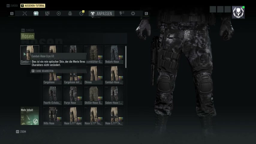 Screenshot aus dem Ghost Recon breakpoint Tutorial: 💀 Mein NEUES OUTFIT 👻 Ghost Recon Breakpoint Outfit Guide deutsch