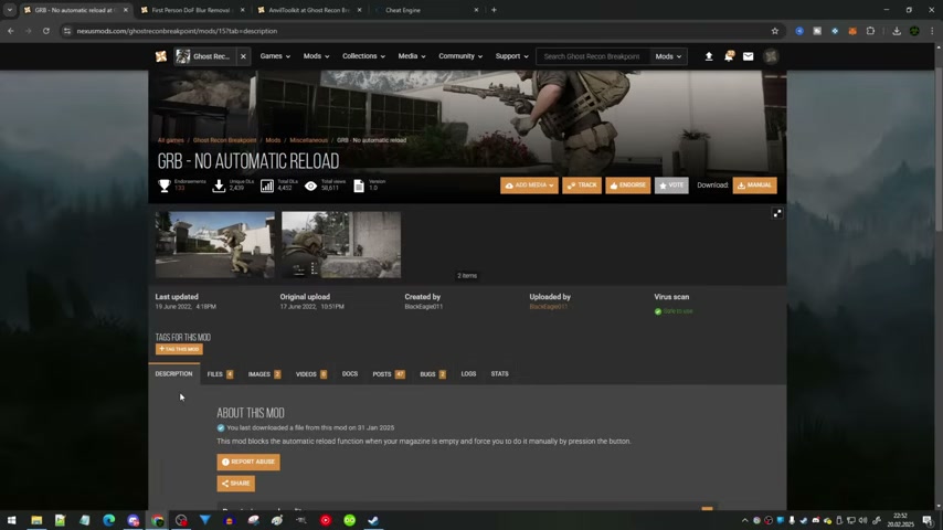 Screenshot aus dem Ghost Recon breakpoint Tutorial: Ghost Recon Breakpoint MODS INSTALLIEREN deutsch 🔧